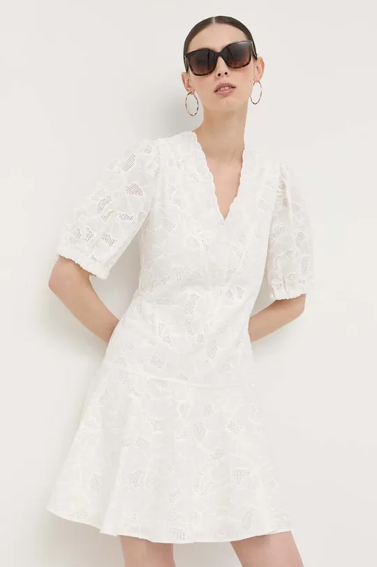 λευκό Φόρεμα BOSS Γυναικεία