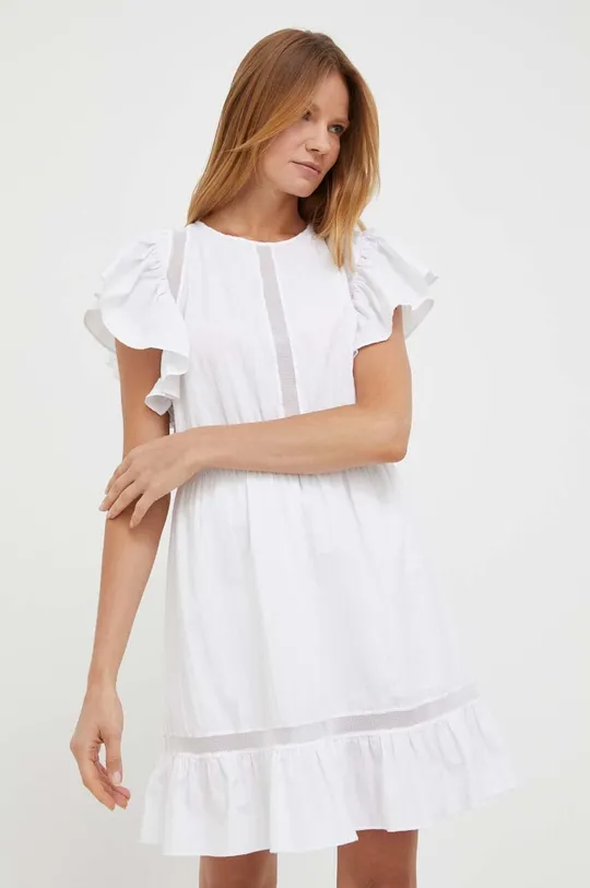 Φόρεμα BOSS λευκό