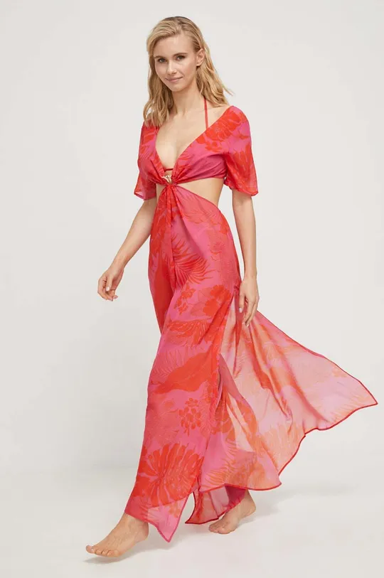 roza Obleka za na plažo Pinko Ženski