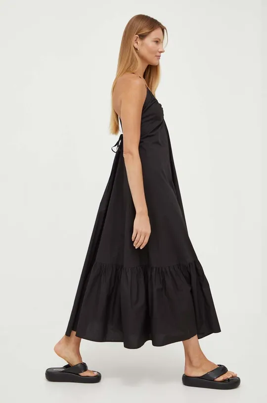 crna Pamučna haljina Herskind Ženski