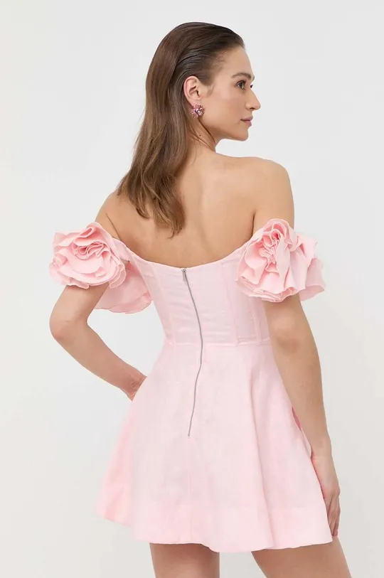 Λινό φόρεμα Bardot  Κύριο υλικό: 100% Λινάρι Φόδρα: 100% Βαμβάκι