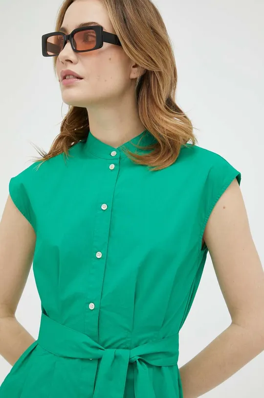 зелёный Хлопковое платье Marc O'Polo