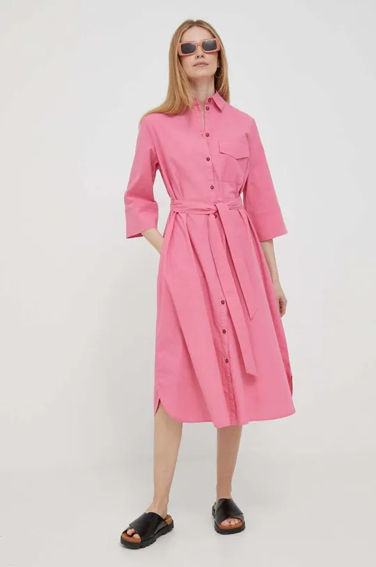 Φόρεμα United Colors of Benetton ροζ