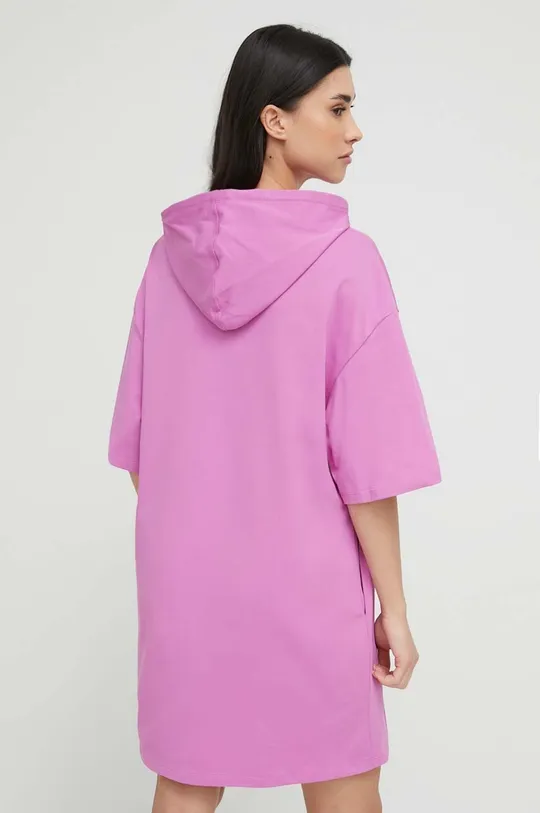 UGG sukienka bawełniana fioletowy