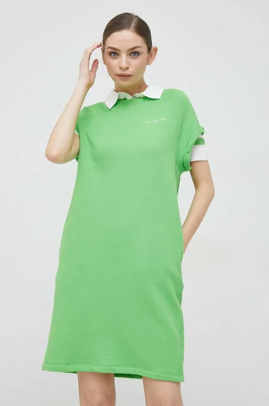 Φόρεμα Tommy Hilfiger πράσινο