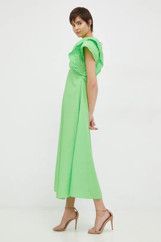 Бавовняна сукня Tommy Hilfiger зелений