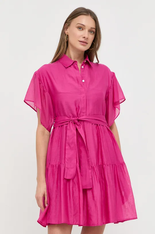ροζ Φόρεμα από συνδιασμό μεταξιού Marella Γυναικεία