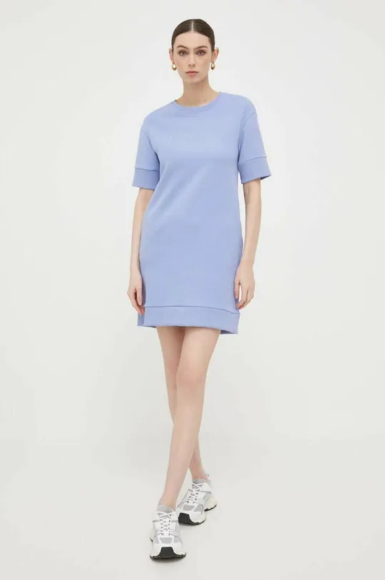 Сукня Armani Exchange блакитний