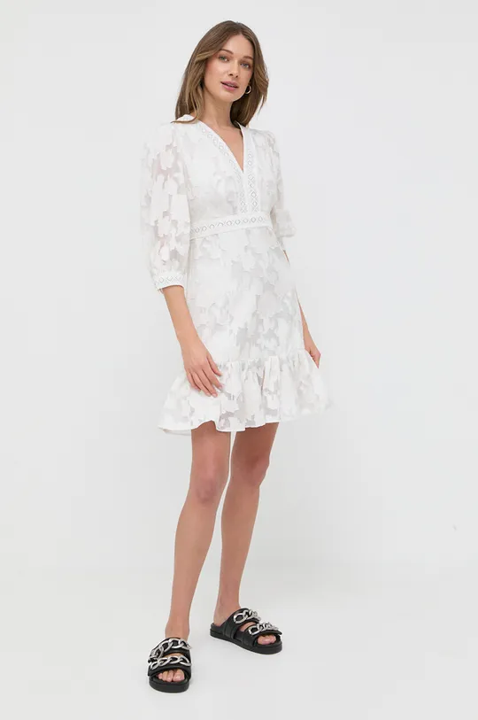 Φόρεμα Luisa Spagnoli λευκό