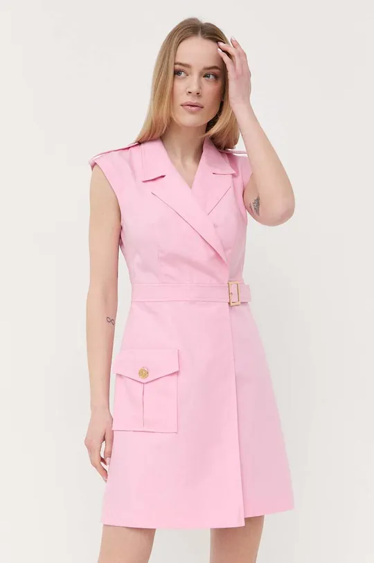ροζ Φόρεμα από λινό μείγμα Luisa Spagnoli Γυναικεία