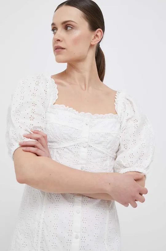 λευκό Βαμβακερό φόρεμα GAP