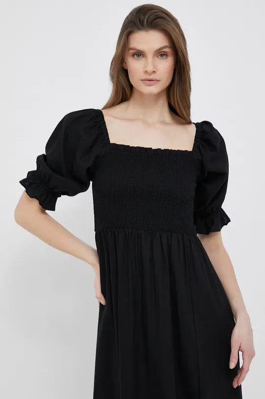 μαύρο Λινό φόρεμα GAP