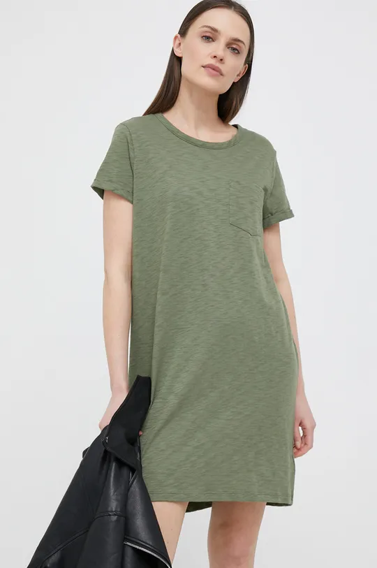 πράσινο Βαμβακερό φόρεμα GAP Γυναικεία
