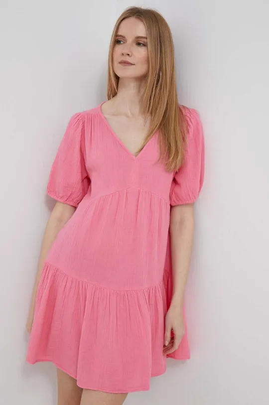 ροζ Βαμβακερό φόρεμα GAP Γυναικεία