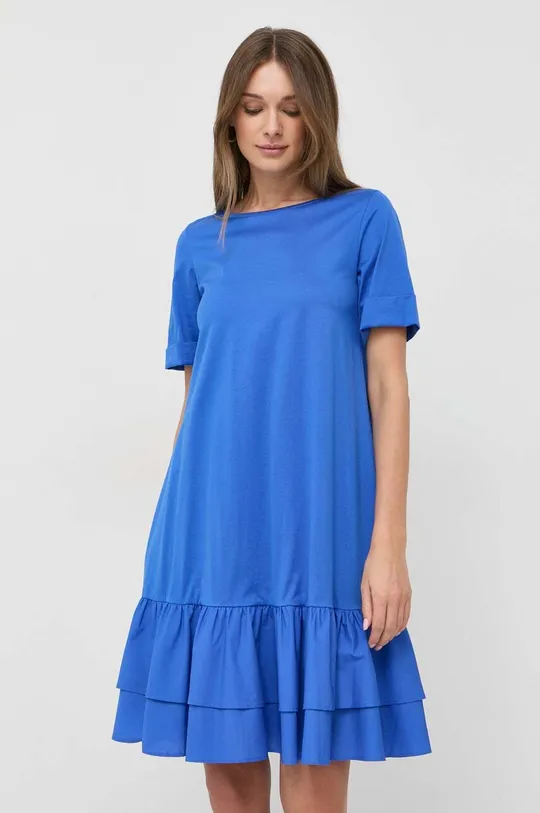 niebieski Weekend Max Mara sukienka bawełniana Damski