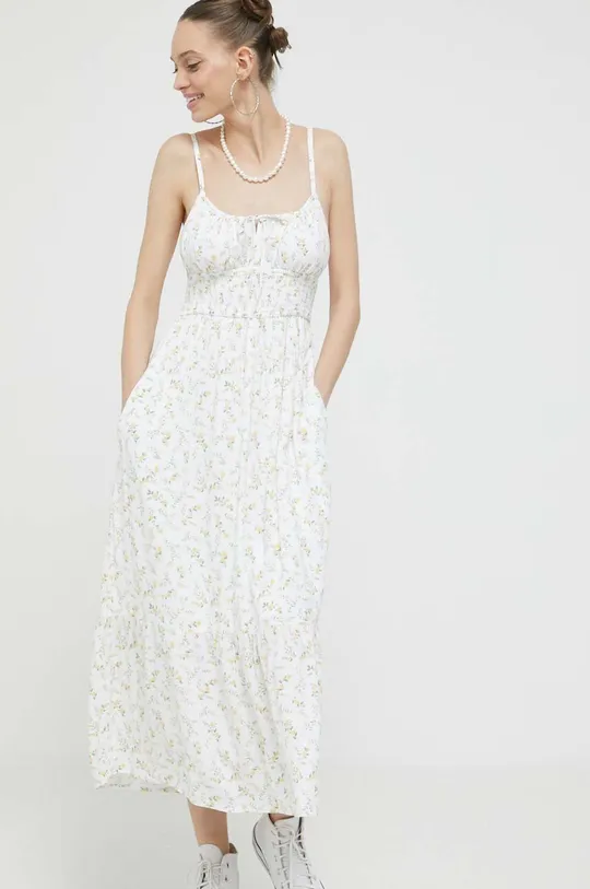 Φόρεμα Hollister Co. λευκό