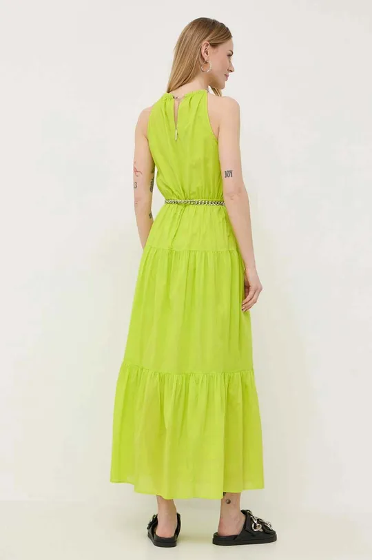 Βαμβακερό φόρεμα MICHAEL Michael Kors πράσινο