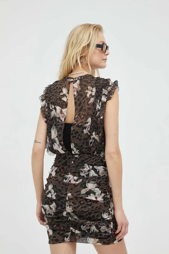 AllSaints sukienka HALI ALESSANDRA DRESS 100 % Poliester z recyklingu