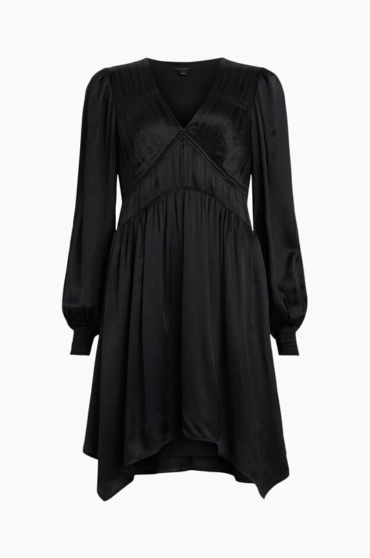 czarny AllSaints sukienka