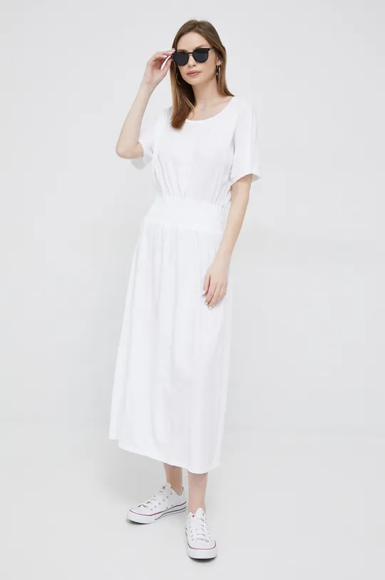 Бавовняна сукня Deha білий