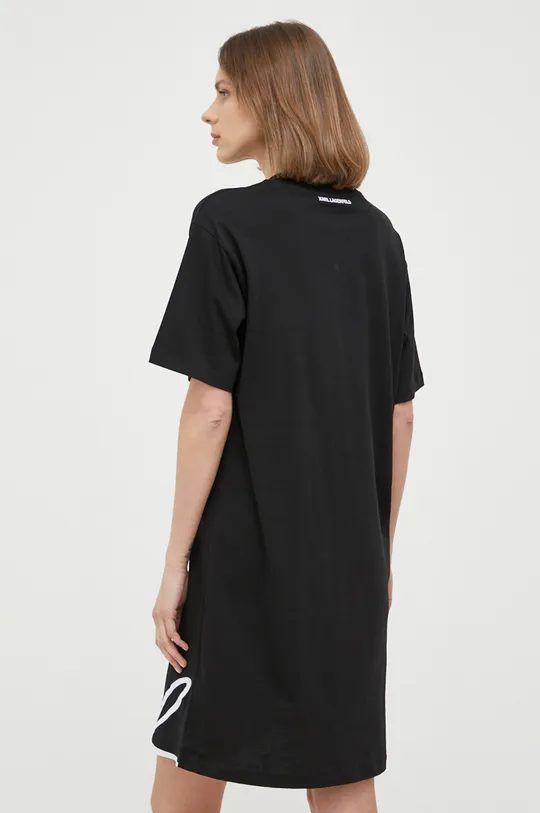 Karl Lagerfeld sukienka bawełniana 100 % Bawełna organiczna