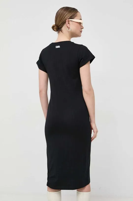 Βαμβακερό φόρεμα Karl Lagerfeld  100% Οργανικό βαμβάκι