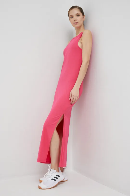 ροζ Φόρεμα 4F Γυναικεία