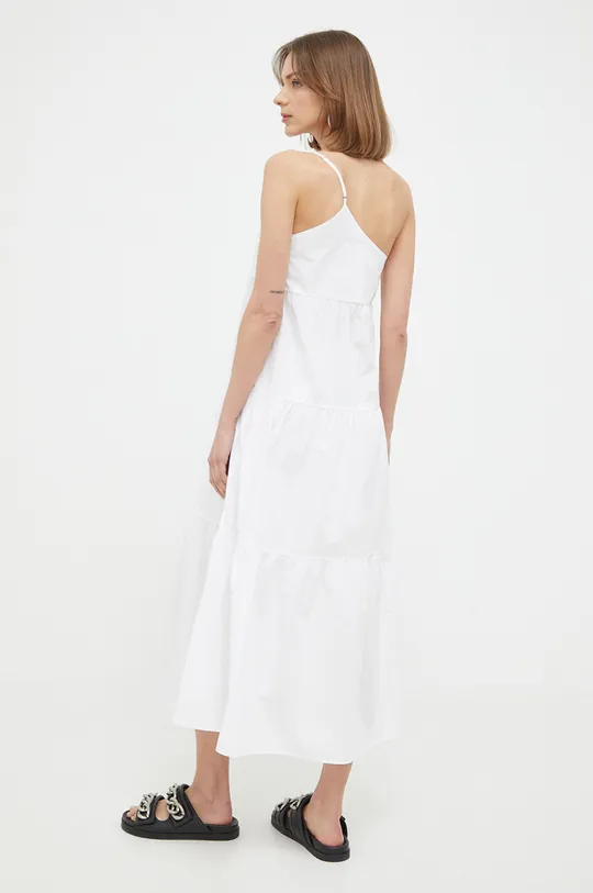 Βαμβακερό φόρεμα Patrizia Pepe λευκό