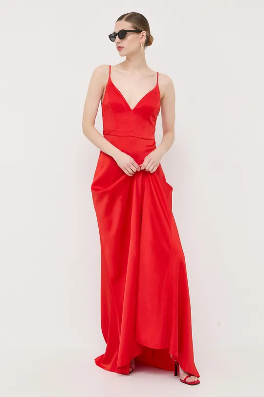 κόκκινο Φόρεμα Ivy Oak Γυναικεία