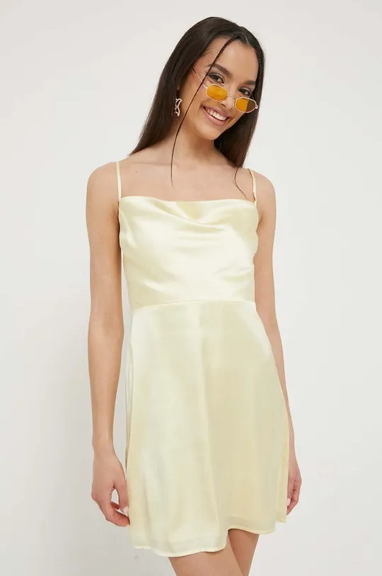 Φόρεμα Hollister Co. κίτρινο