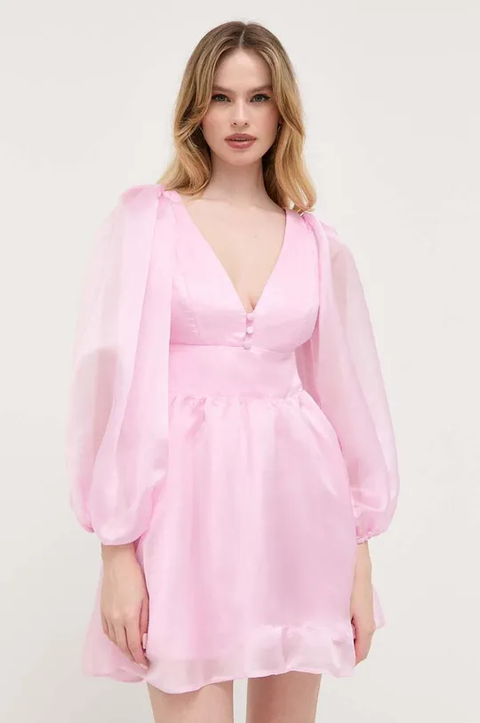 ροζ Φόρεμα Bardot Γυναικεία