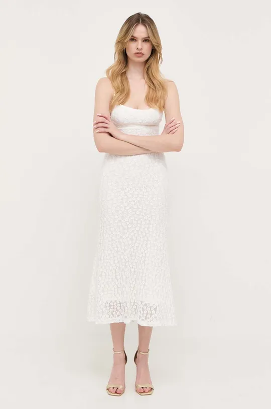 biały Bardot sukienka Damski