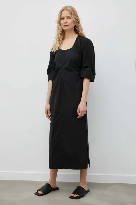 Βαμβακερό φόρεμα Day Birger et Mikkelsen Megan μαύρο