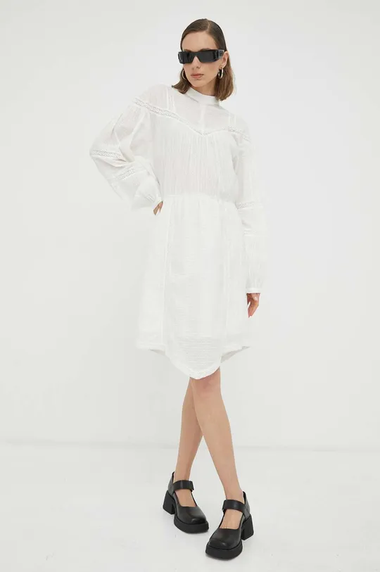 λευκό Βαμβακερό φόρεμα 2NDDAY Γυναικεία