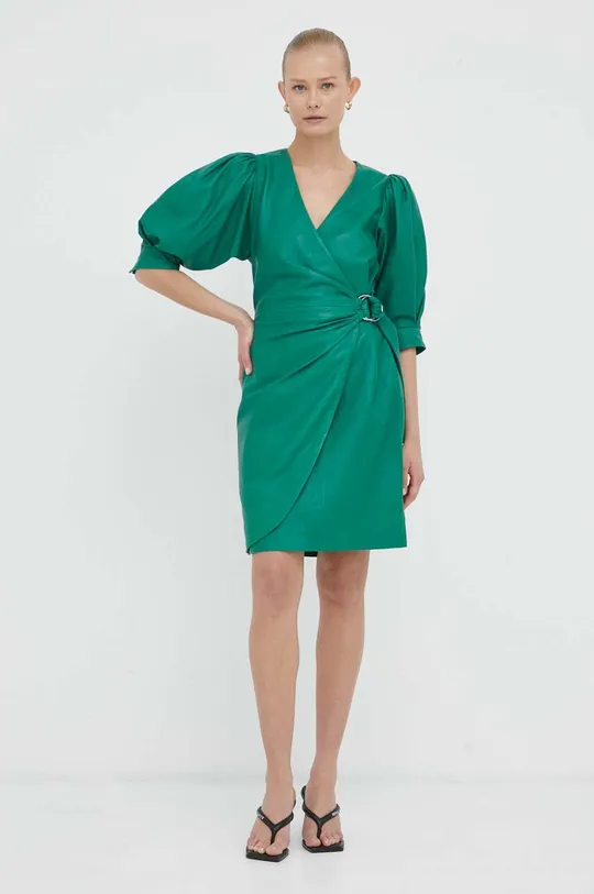 Δερμάτινο φόρεμα 2NDDAY πράσινο