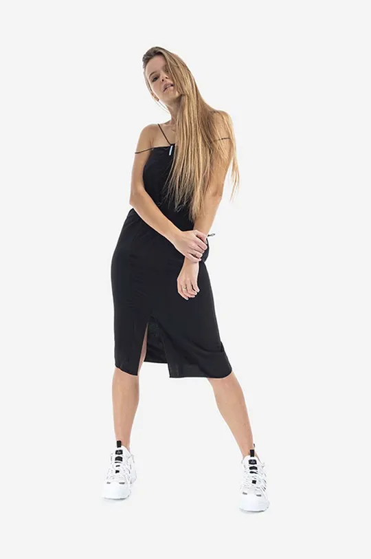 μαύρο Μεταξωτό φόρεμα MCQ Slip Γυναικεία