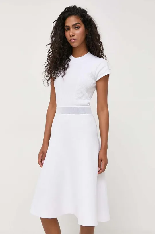 Φόρεμα Karl Lagerfeld λευκό