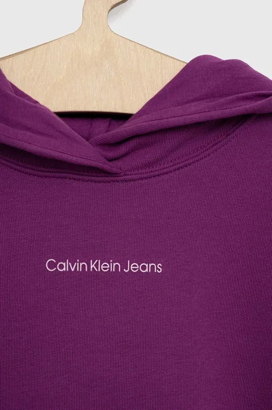 Παιδικό φόρεμα Calvin Klein Jeans  86% Βαμβάκι, 14% Πολυεστέρας
