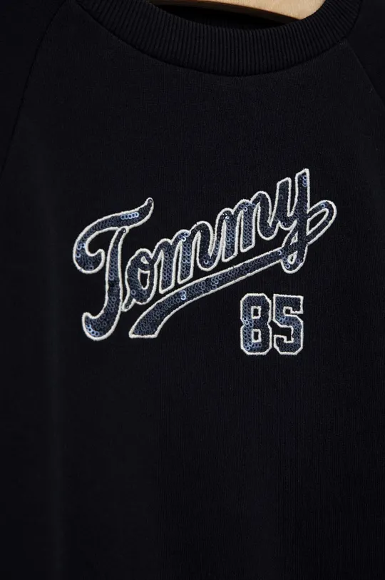 Dječja pamučna haljina Tommy Hilfiger  100% Pamuk