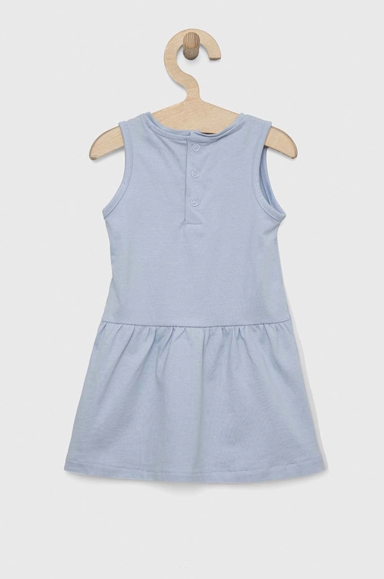 Guess vestito in cotone neonata blu