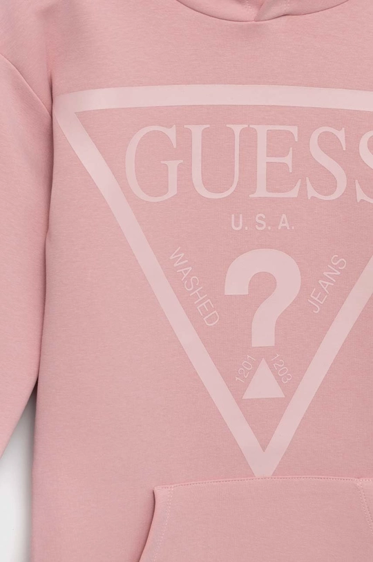 Παιδικό φόρεμα Guess  72% Βαμβάκι, 22% Πολυεστέρας, 6% Σπαντέξ