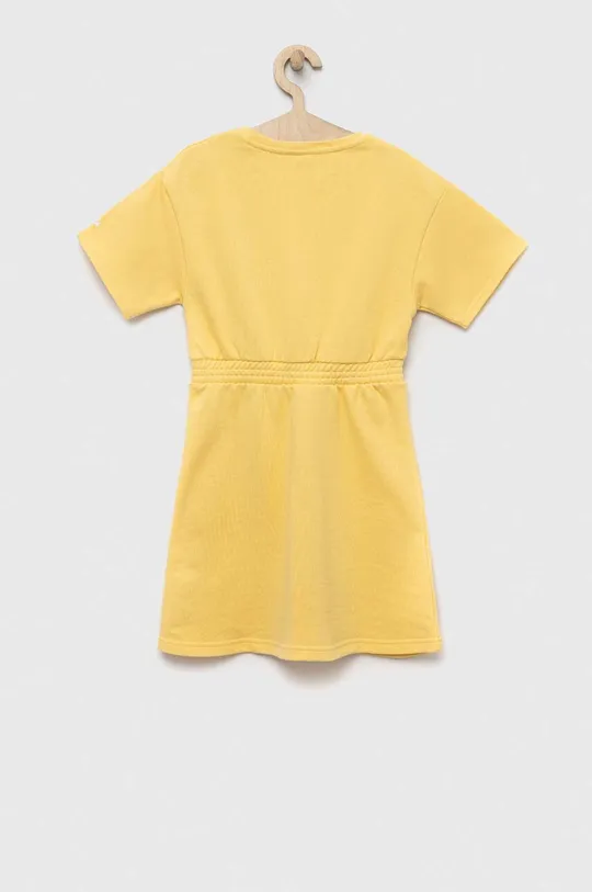 Παιδικό βαμβακερό φόρεμα Pepe Jeans PJL GJ Non-denim κίτρινο