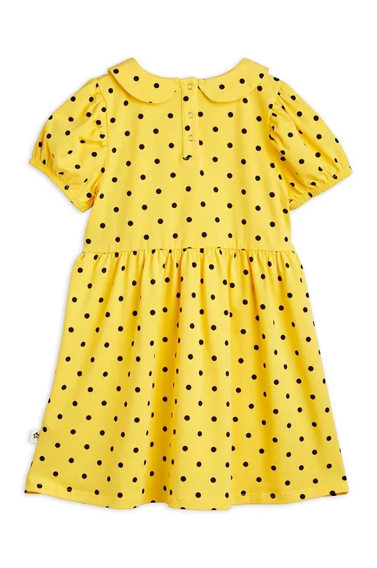 Παιδικό φόρεμα Mini Rodini κίτρινο