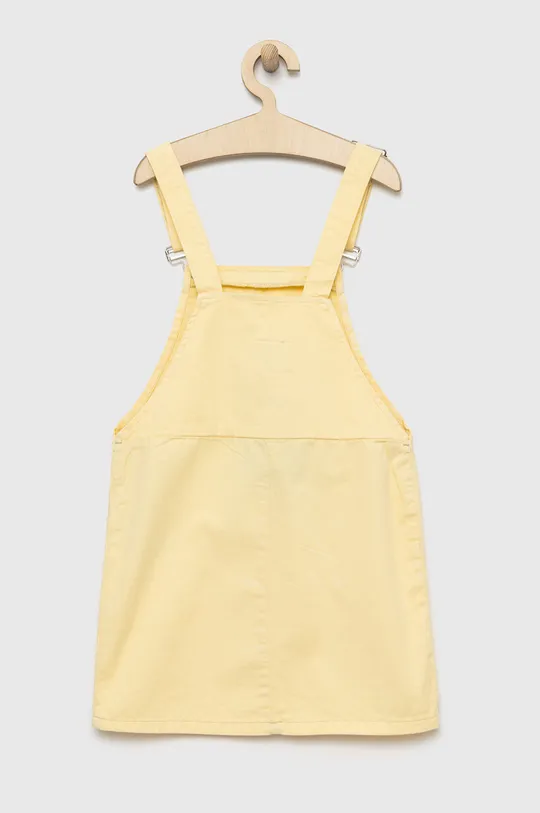 Παιδικό φόρεμα τζιν Guess κίτρινο