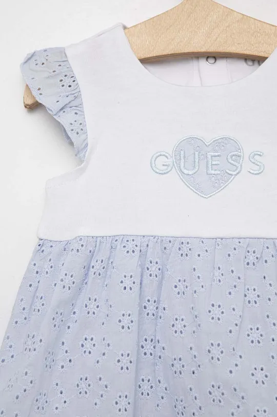 Šaty pre bábätká Guess  1. látka: 100 % Bavlna 2. látka: 95 % Bavlna, 5 % Elastan