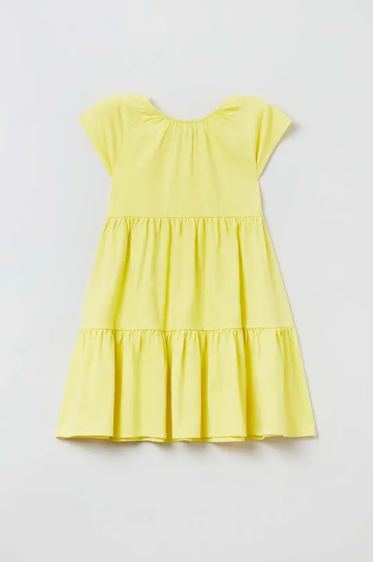 Παιδικό βαμβακερό φόρεμα OVS κίτρινο