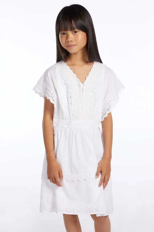 Παιδικό βαμβακερό φόρεμα Guess Για κορίτσια