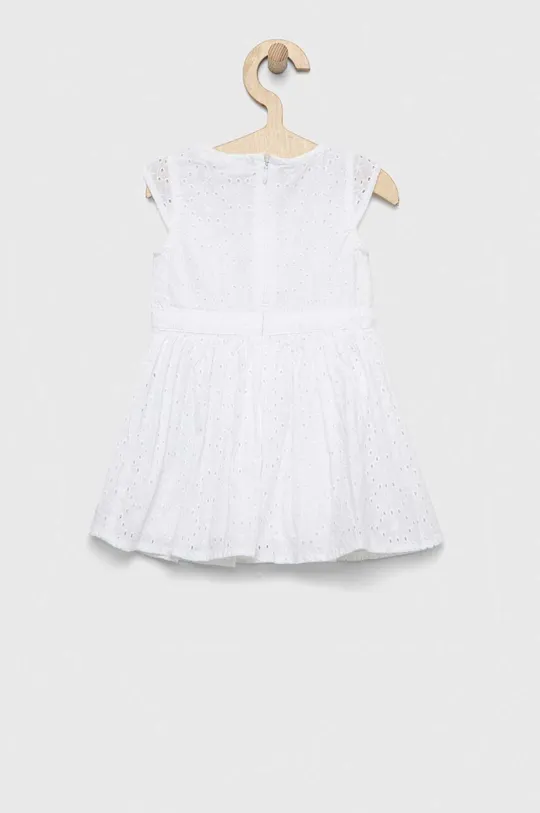 biały Guess sukienka bawełniana niemowlęca