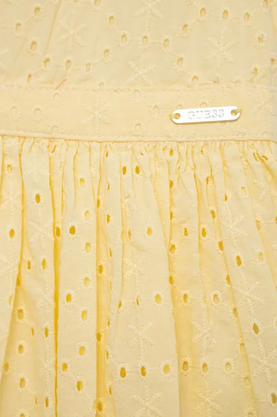 Βρεφικό βαμβακερό φόρεμα Guess Για κορίτσια