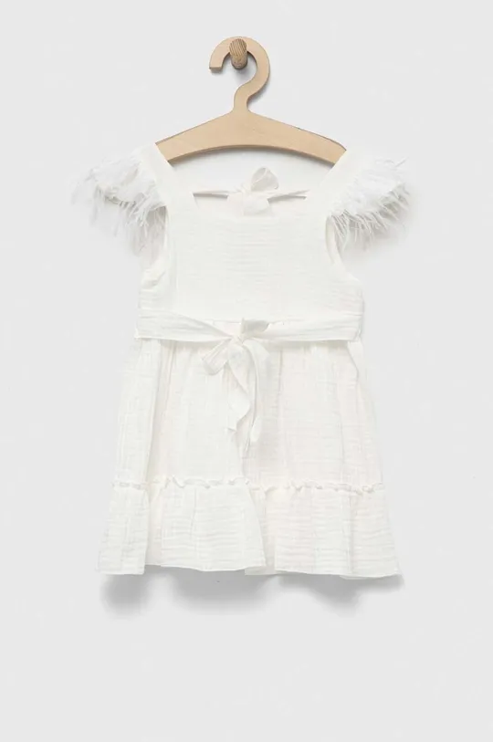 Дитяча бавовняна сукня Jamiks білий